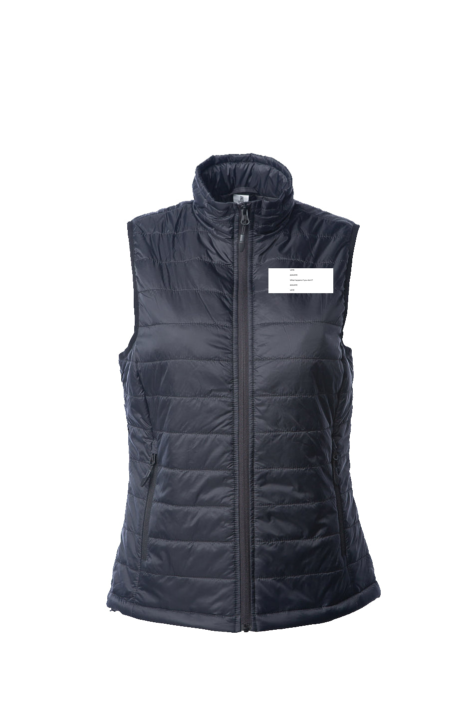 Womens Puffer Vest #24VOTE