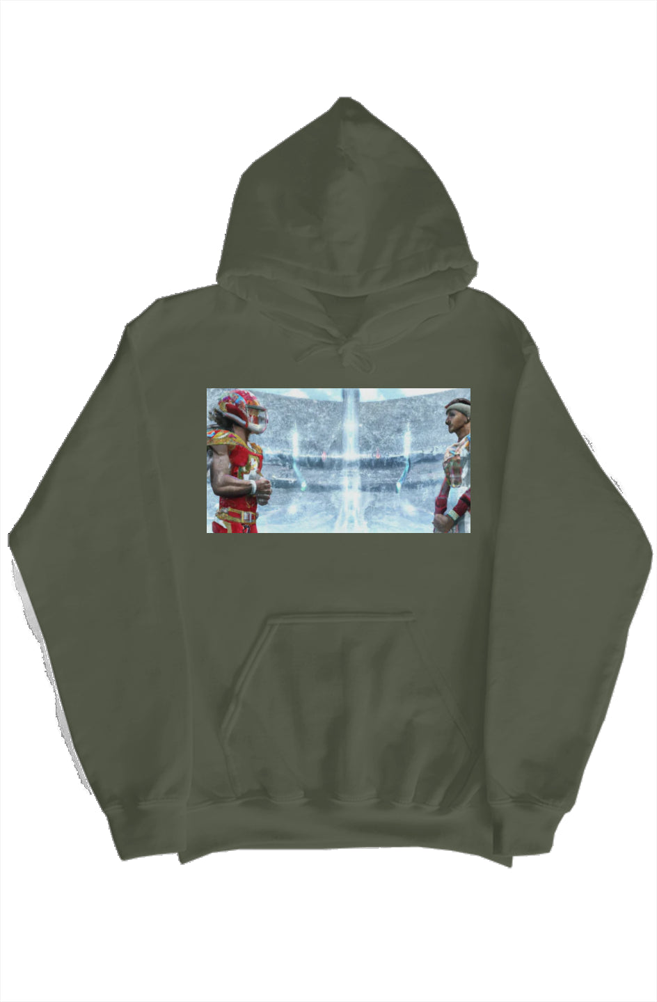 gildan pullover hoody TYMED art with the G