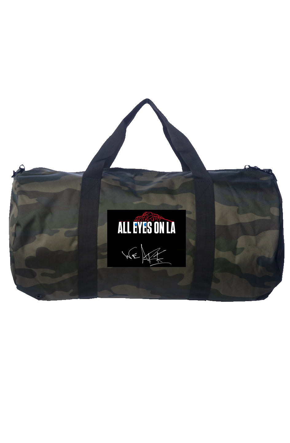 Day Trip Duffle Forest Camo drip green