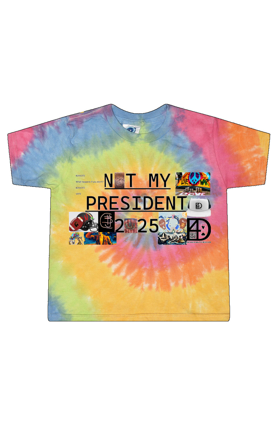 Tie-Dye Eternity Ladies' Cropped T-Shirt