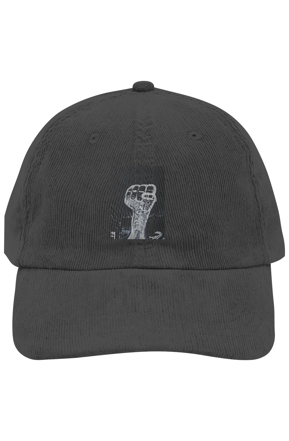 Corduroy Cap with currently #TYMED art