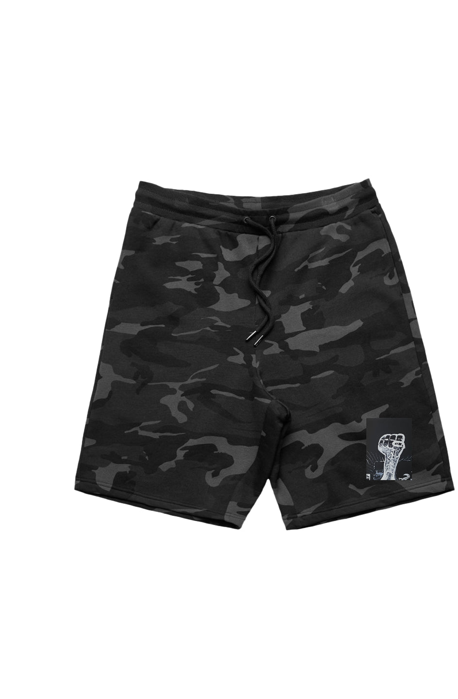 Men's Stadium Camo Shorts with #TYMED art