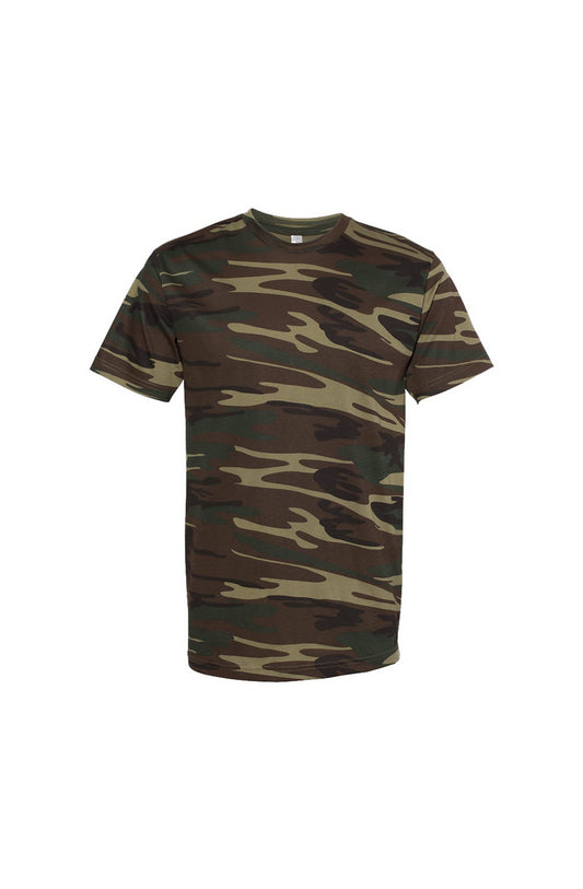 Green Woodland Camo Tee