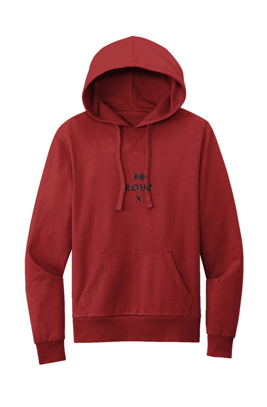 Organic French Terry Pullover Hoodie love is x