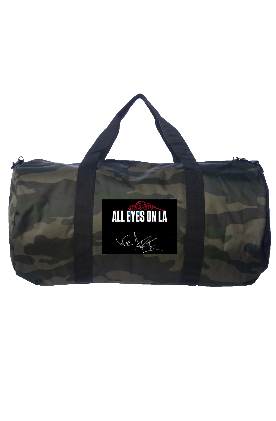 Day Trip Duffle Forest Camo drip green