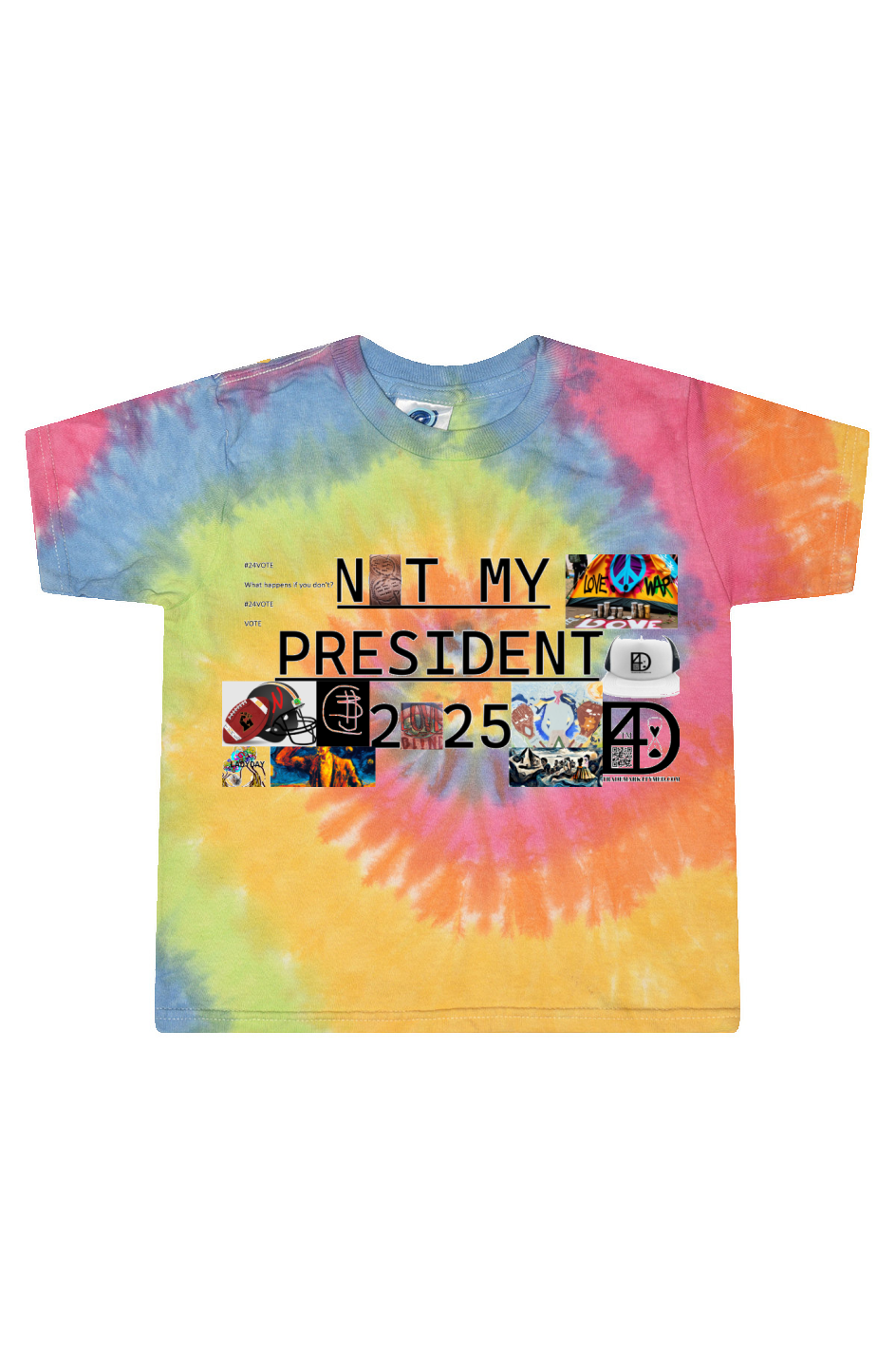 Tie-Dye Eternity Ladies' Cropped T-Shirt