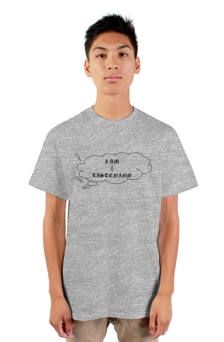  I AM LISTENING supporting others we care shirt
