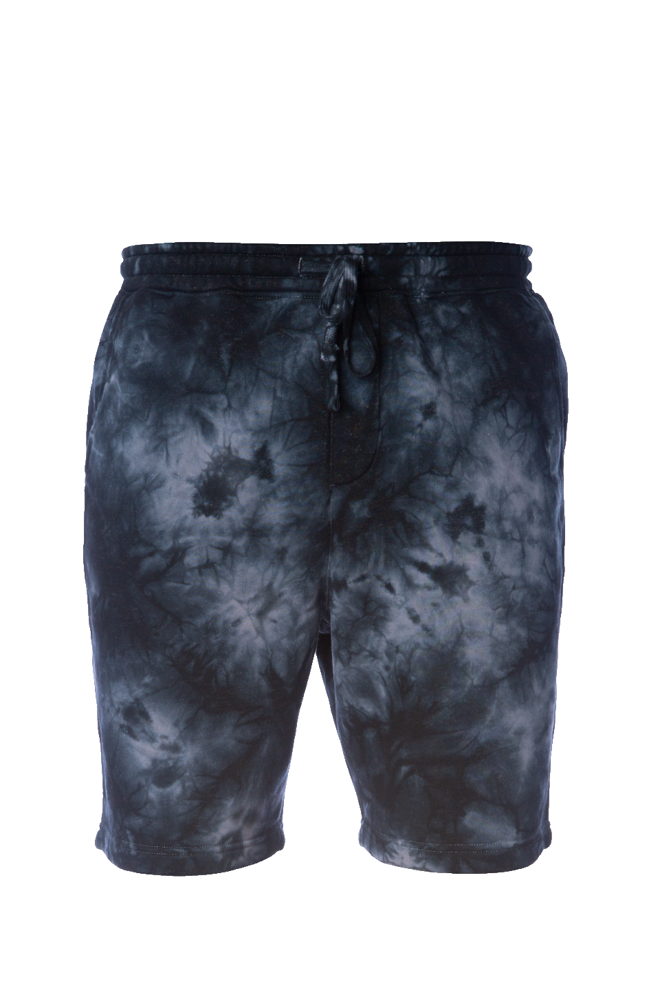 Tie Dye Fleece Shorts WAVES free effect
