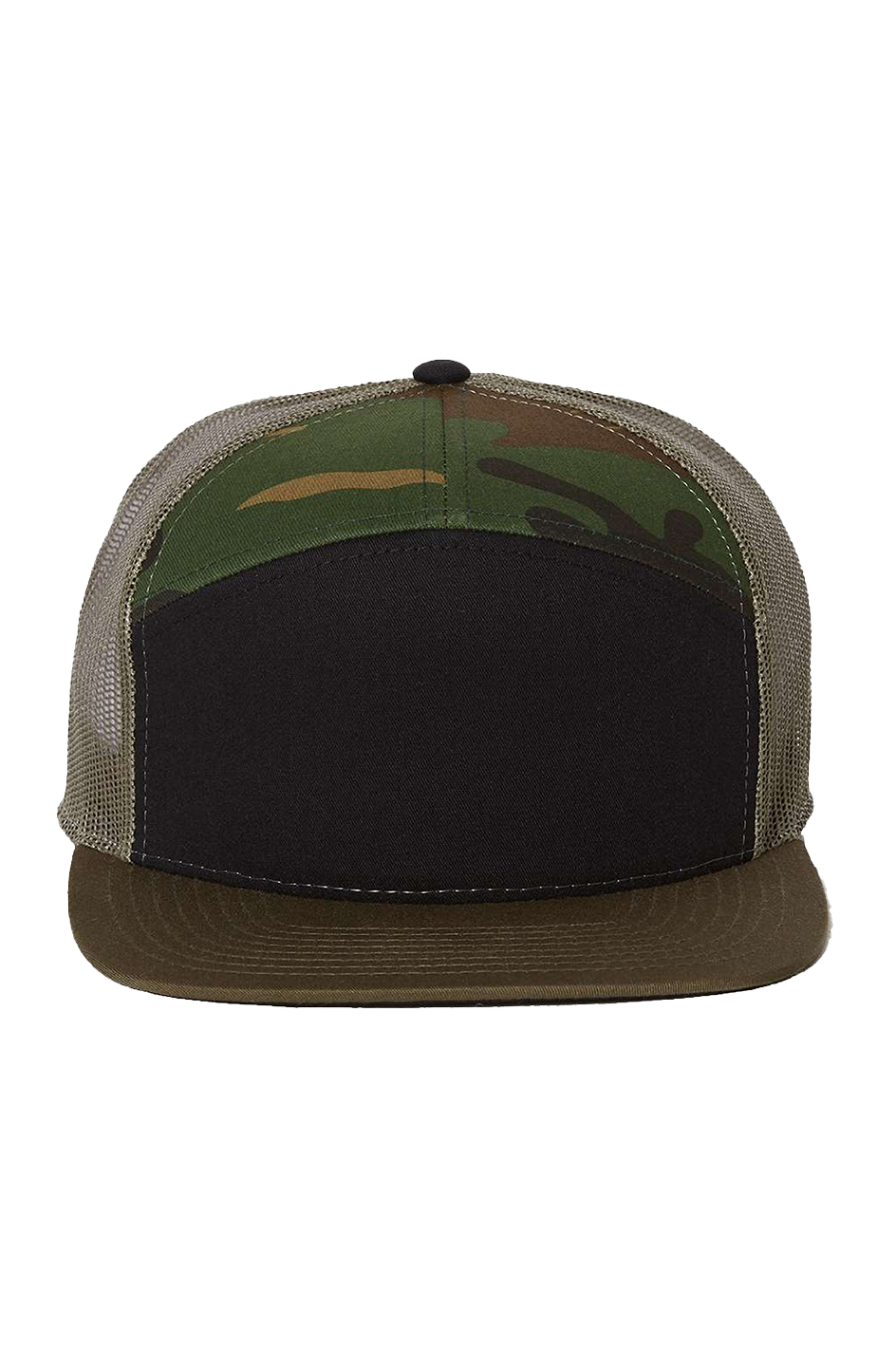 Black Camo Loden Cap
