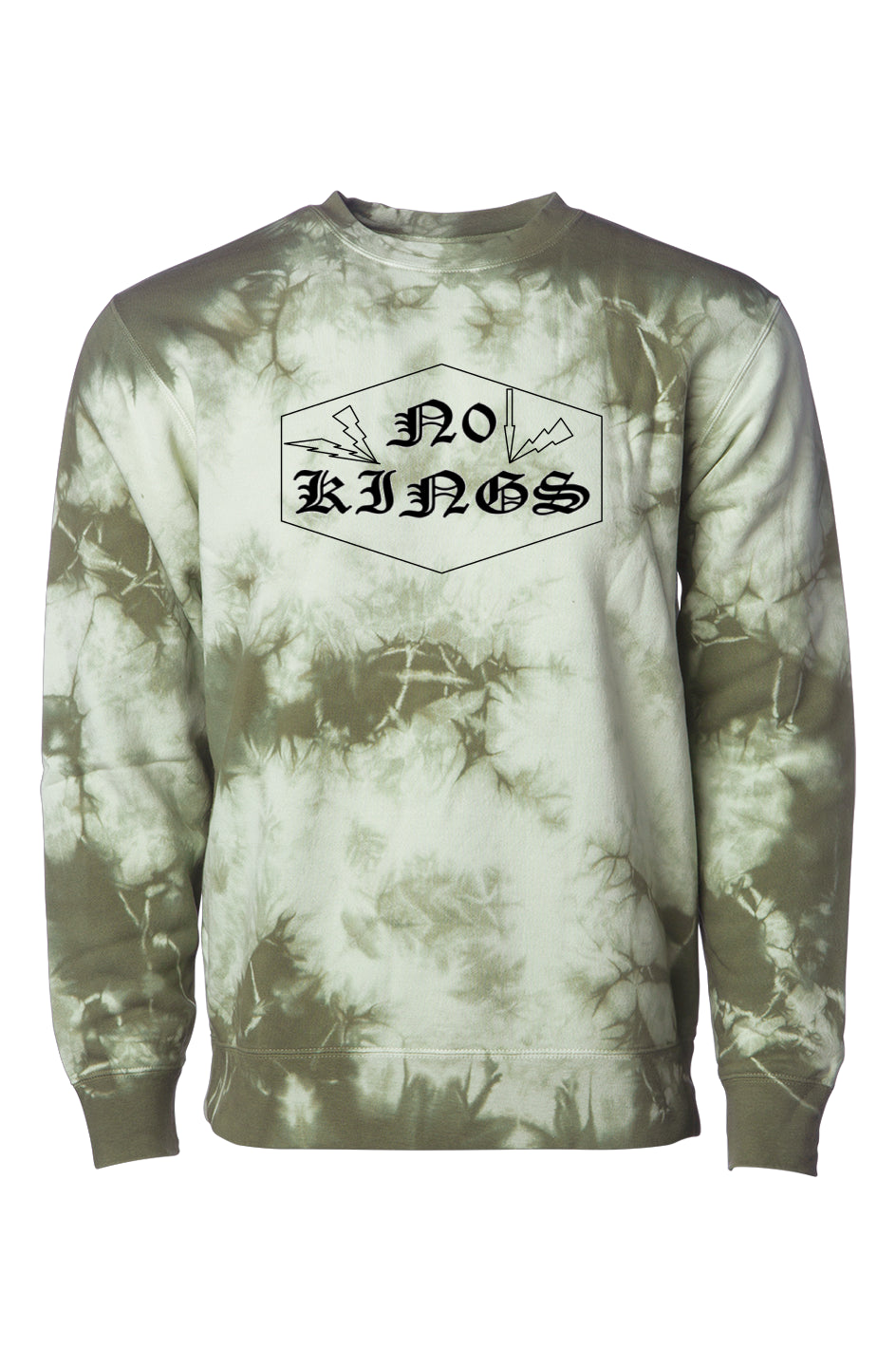 Tie Dye Olive Crew Neck