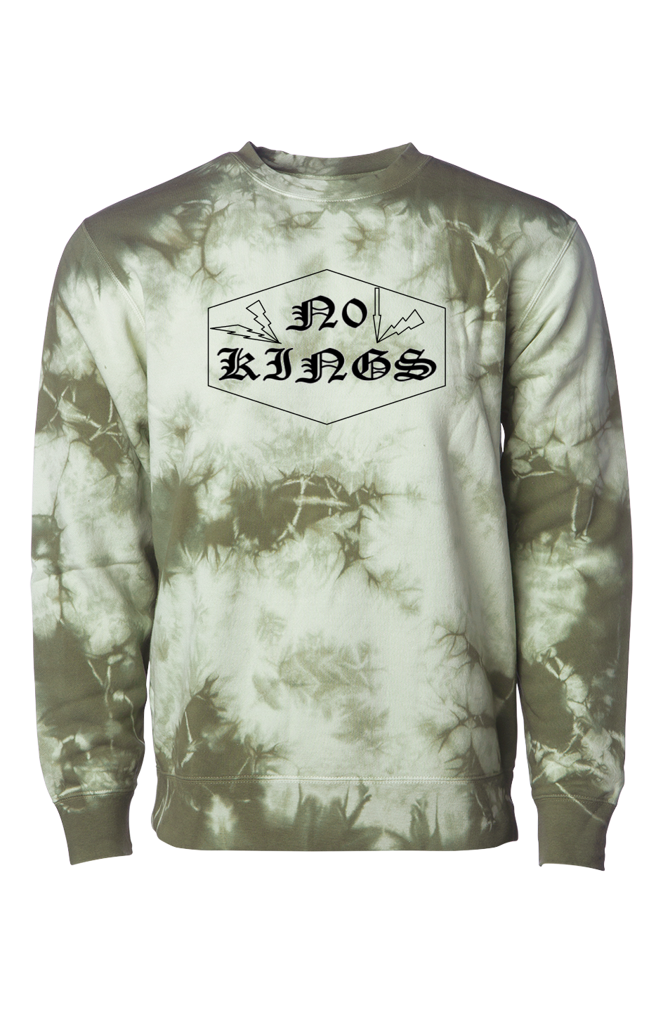 Tie Dye Olive Crew Neck