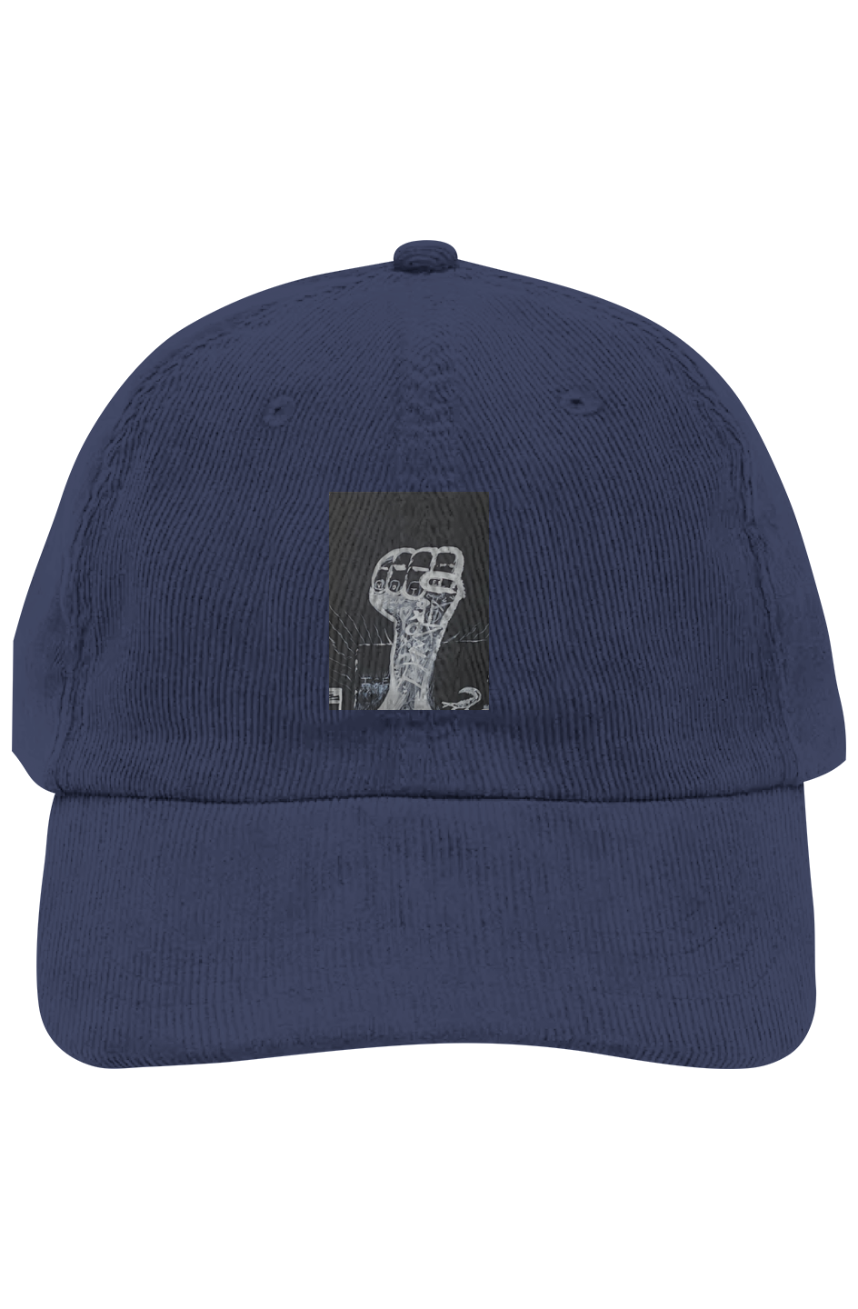 Corduroy Cap with currently #TYMED art