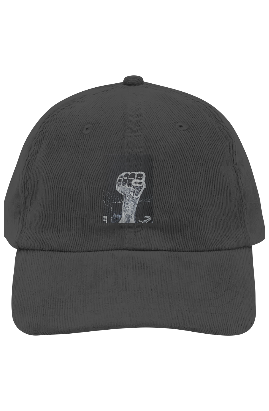 Corduroy Cap with currently #TYMED art