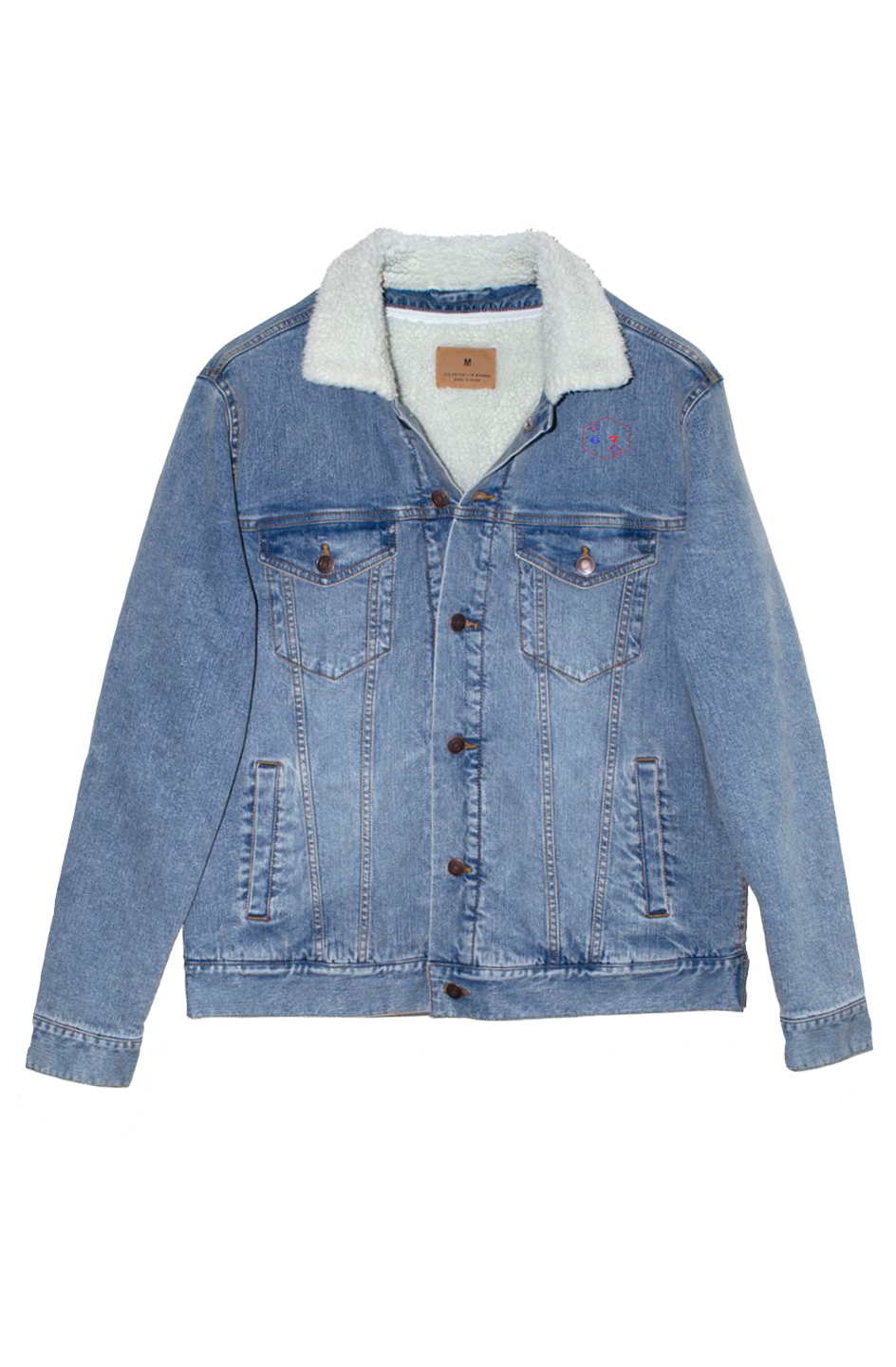 Unisex Sherpa Lined Denim Jacket.. #TYMED