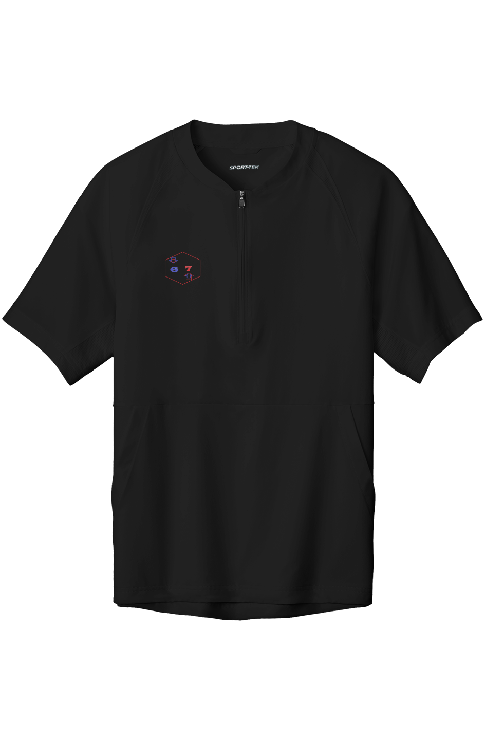 1/2-Zip Short Sleeve Jacket#TYMED