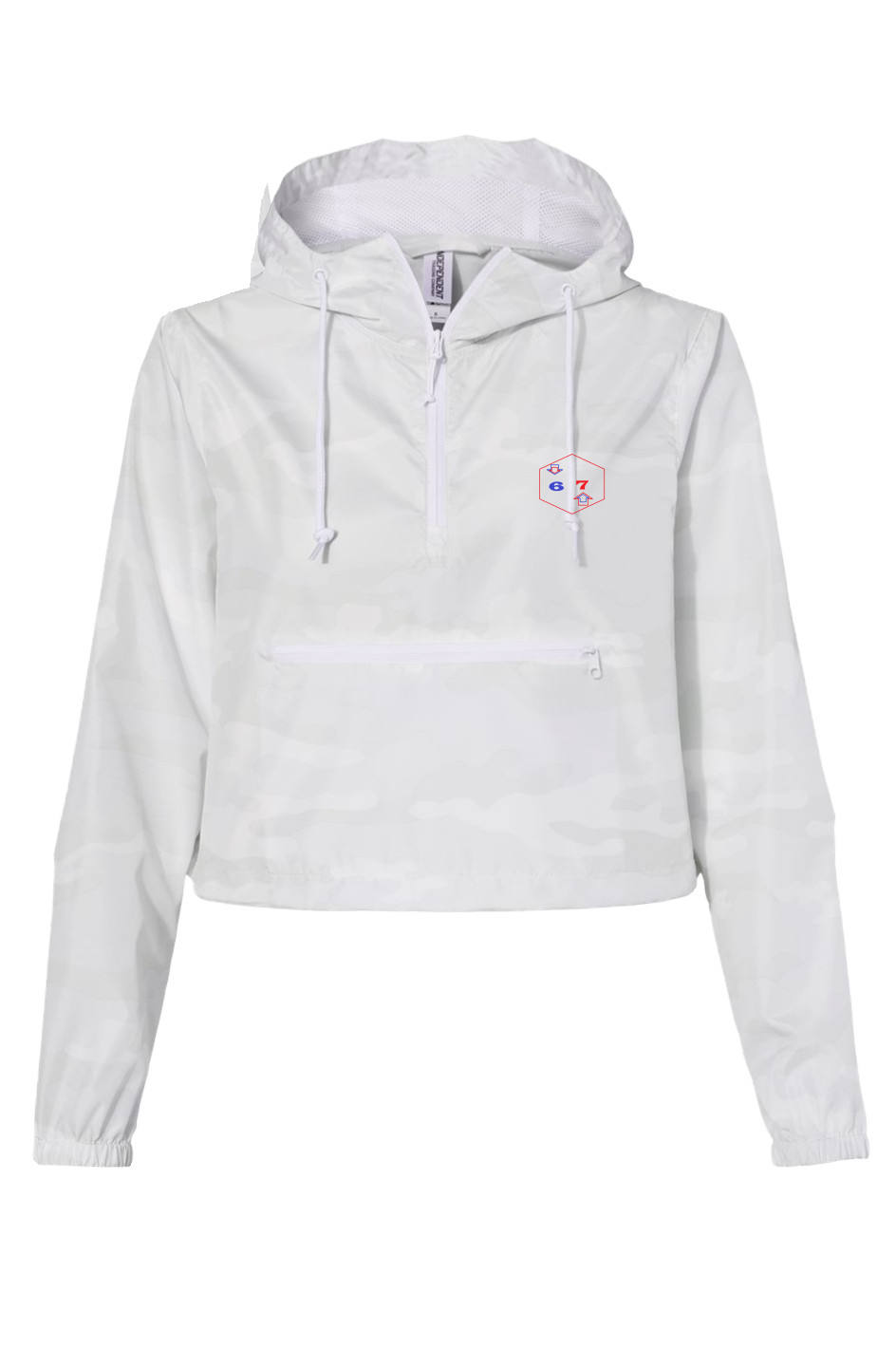Lightweight Pullover Crop Windbreaker 67