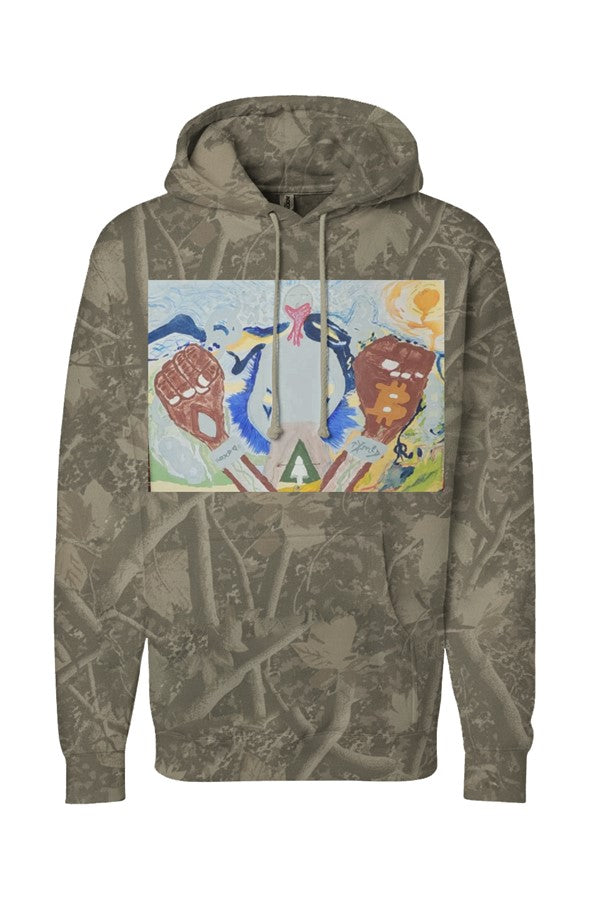 Deadwood Tree Camo Heavyweight Hoody W art