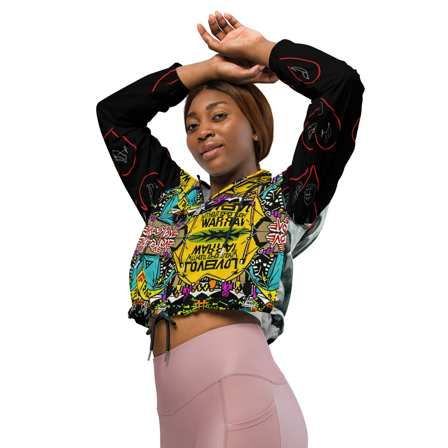 Women’s cropped windbreaker