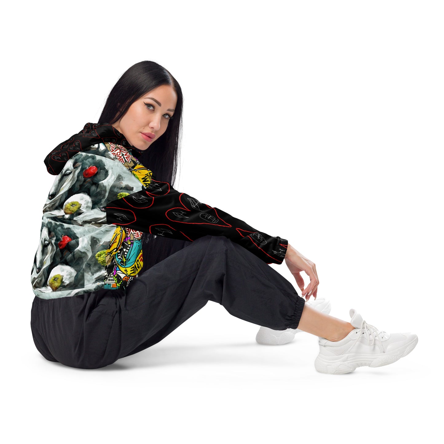Women’s cropped windbreaker