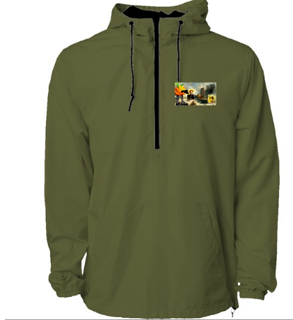 lightweight pullover windbreaker